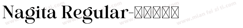 Nagita Regular字体转换